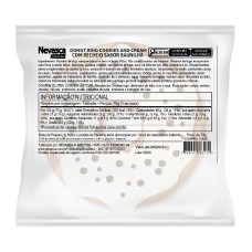 DONUT RING COOKIES AND CREAM COM RECHEIO SABOR BAUNILHA 24 X 75 G