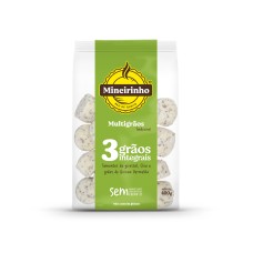 PÃO DE QUEIJO MULTIGRÃOS MINEIRINHO TRADICIONAL 25G - PCT 400 GR