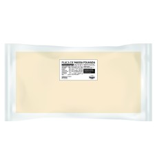 PLACA DE MASSA FOLHADA NEVASCA - CX 12 KG