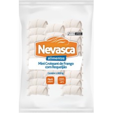 MINI CROISSANT DE FRANGO COM CATUPIRY NEVASCA 38 GR - PCT 1 KG