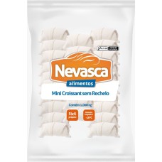 MINI CROISSANT SEM RECHEIO NEVASCA 30 GR - PCT 1 KG