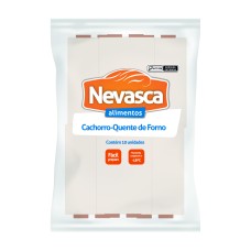 CACHORRO QUENTE DE FORNO 160 GR  - PCT 0,960 KG (PRÉ -ASSADO)